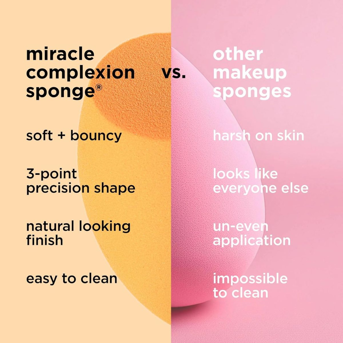Real Techniques Miracle Beauty Blender Sponge Set with Makeup Brush Cleaner - Image 8