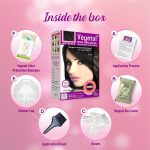 Vegetal Bio Hair Colour Soft Black | 150g | Achieve Natural, Ammonia-Free Hair Color | PPD-Free, 100% Herbal Certified Organic for Men and Women | UV Protection and Luster Maintenance | Complete Kit - Image 4