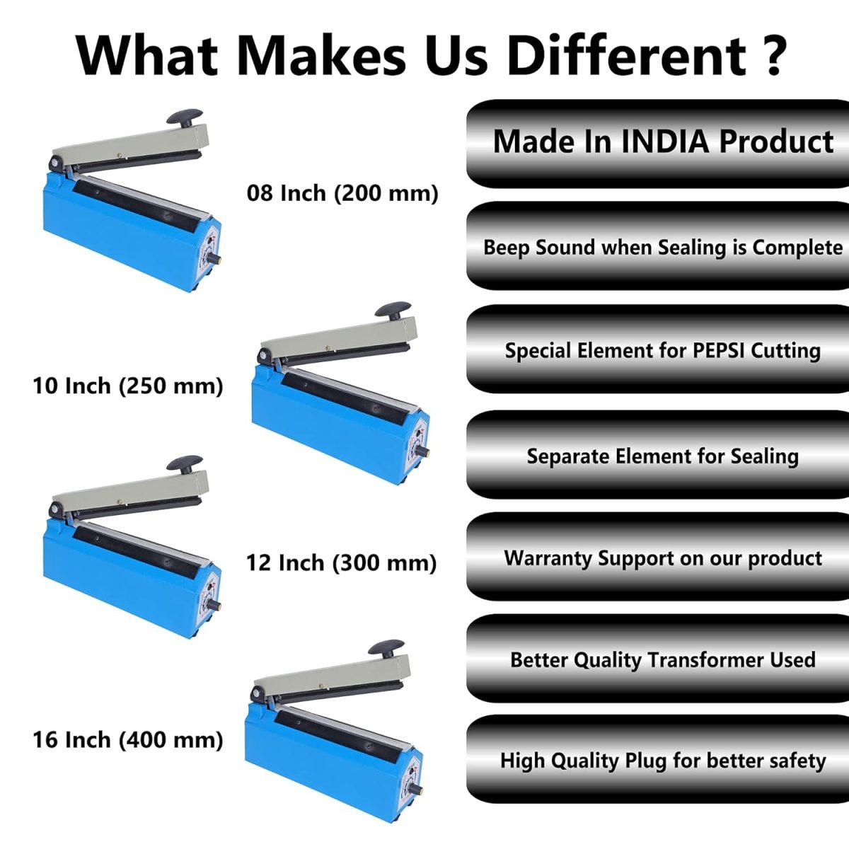 ENEM Sealing Machine for Food Packets, 12 Inch (300 mm), 5 Years Comprehensive Warranty, Packet Sealer Machine, Packing Machine Sealing, Sealing Machine, Full Customer Support from Enem - Image 4