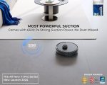 ECOVACS Deebot Y1 Pro 2-in-1 Robot Vacuum Cleaner, 6500 Pa Powerful Suction, 5200 Mah Battery, Covers 3500+ Sq. Ft. in One Charge, Advanced Navigation Technology & True Mapping, 330 Minutes Run-Time - Image 6