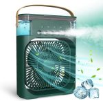CTRL Portable-Ac-Mini-Cooler-Fan-for-Room-Cooling-Rechargeable-Fan-Portable-Ac-for-Home-Portable-Air-Conditioners-Water-Cooler-Mini-Ac-for-Room-Cooling-Mini-Humidifier-Purifier-Heavy-Flat-Squeeze