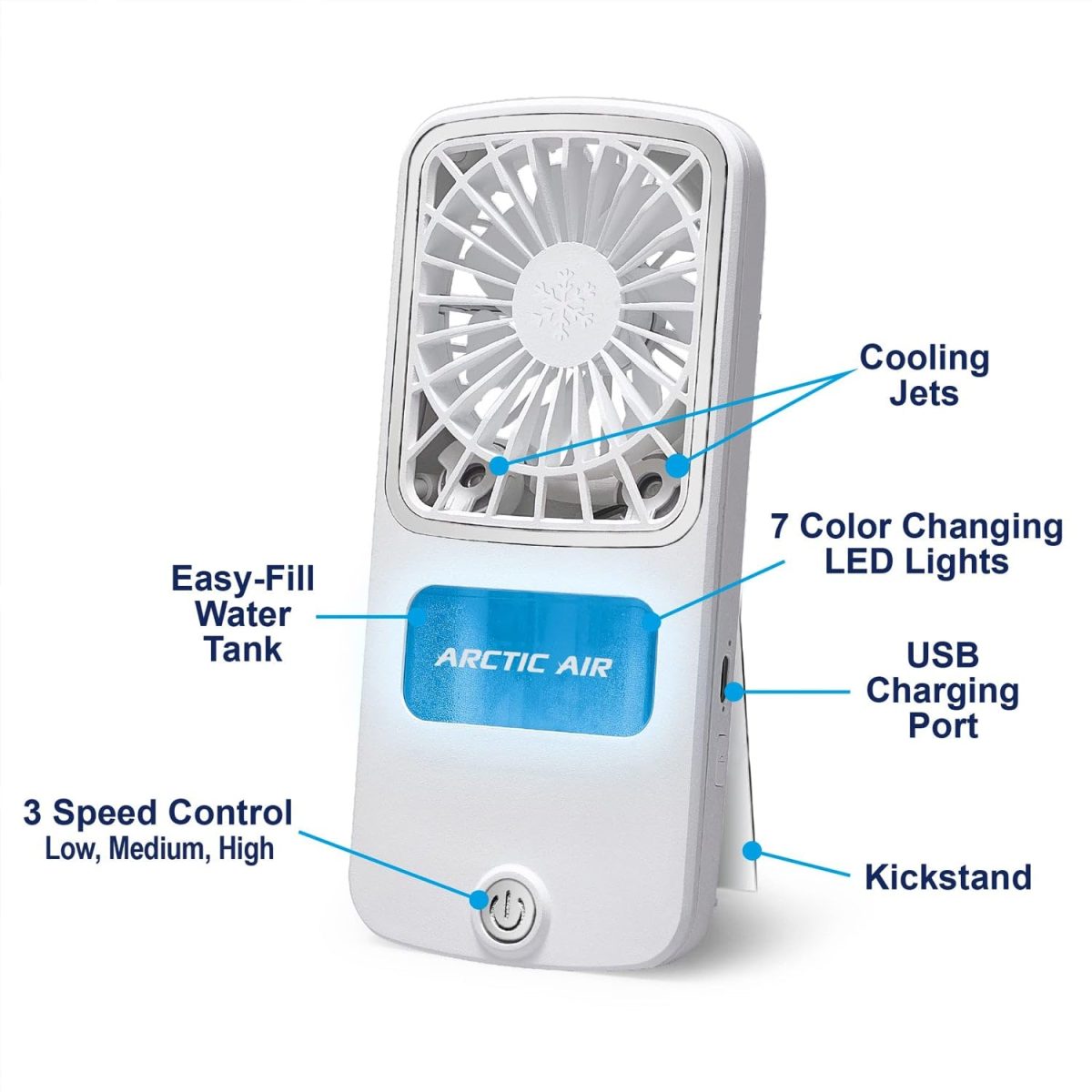 Dexova Arctic Air Freedom Portable Personal Air Cooler – Compact and Efficient Cooling Solution for Hot Days On-The-Go - Image 4
