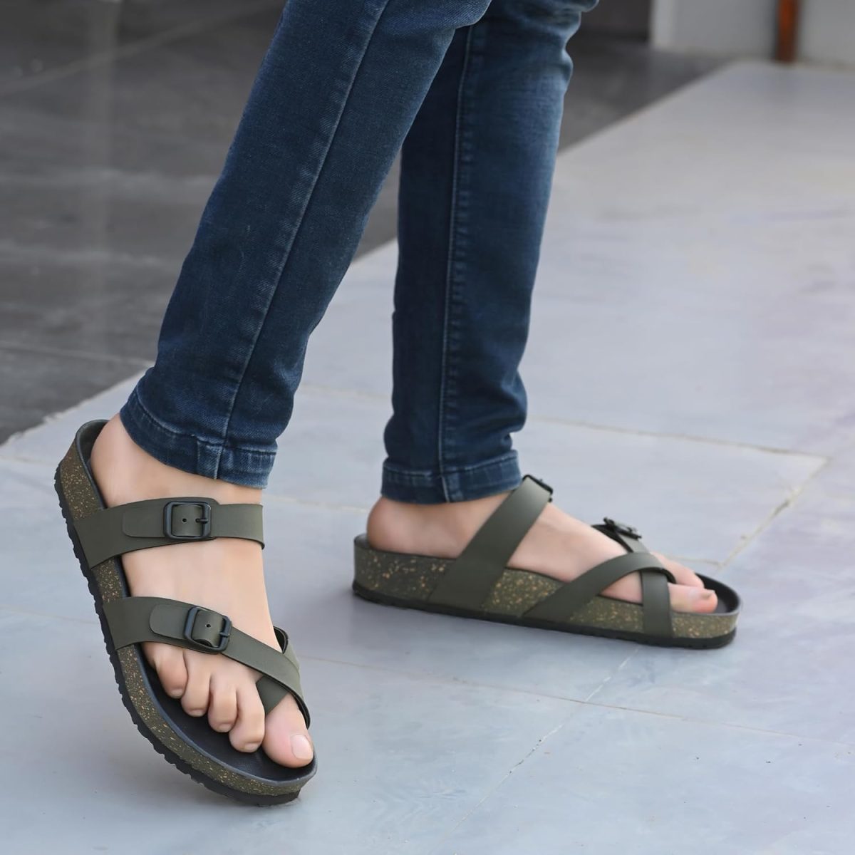 Centrino Men's Cushion Sliders/Slippers | PU Padding on the Footbed | Bounce Back Technology | Comfortable & LightWeight | Waterproof & Everyday Flip Flops for Gents (7312) - Image 3