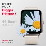 Fire-Boltt Ninja Call Pro Plus Smart Watch 1.83 inch with Bluetooth Calling, AI Voice Assistance, 100 Sports Modes IP67 Rating, 240 * 280 Pixel High Resolution (Starlight) - Image 3