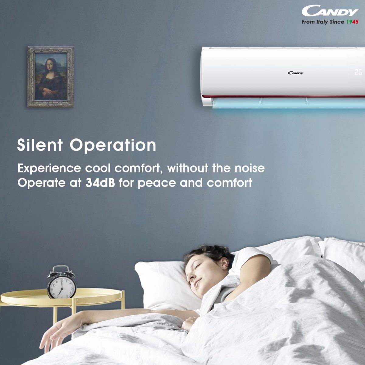 Candy 1 Ton 3 Star Split AC(5 in 1 Convertible,100% Copper,Aqua Clean, Inverter Technology, 3450 W, CS12P3W-INV) - Image 10