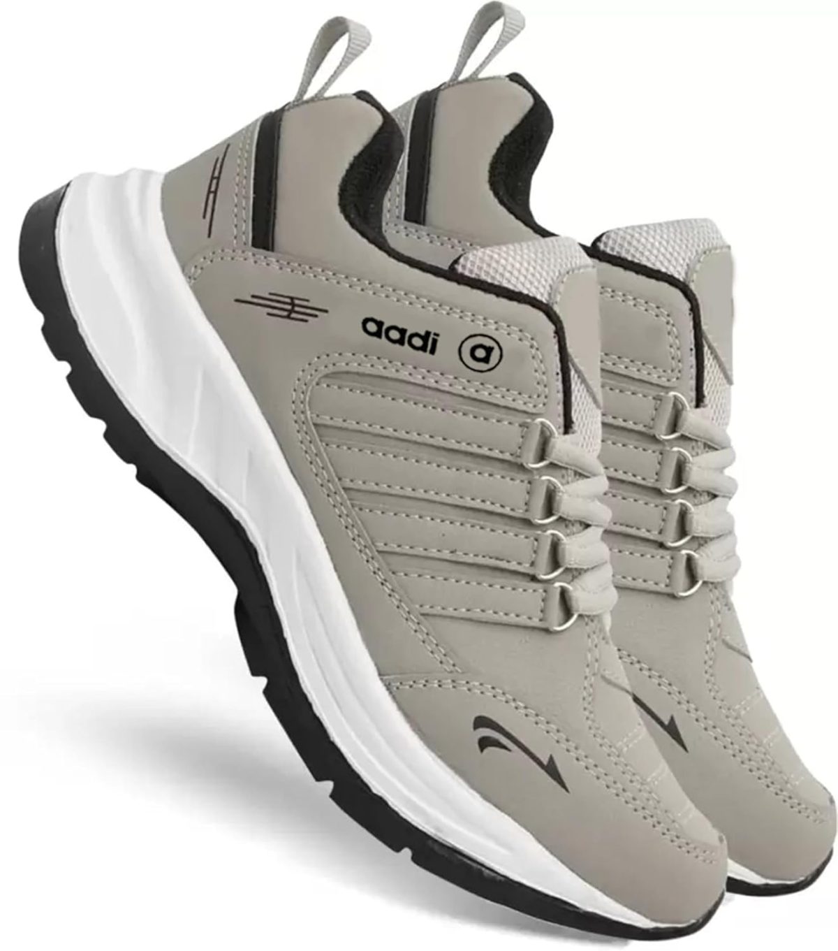 AADI Men's Comfortable Lightweight Synthetic Leather Running, Walking & Gym Casual Sports Shoes - Image 7