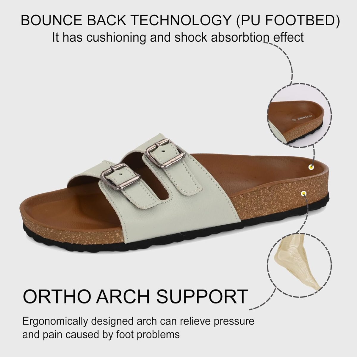 Centrino Women'S Slipper/Sliders |PU Padding On The Footbed |Bounce Back Technology | Comfortable & Lightweight |Everyday Flip Flops For Ladies (7694) - Image 4