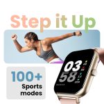Boult Drift+ Smart Watch 1.85''HD Screen, Bluetooth Calling, IP68, 500 Nits Brightness,150+ Watchfaces, AI Voice Assistant, SpO2 Monitoring, 100+ Sports Mode Smartwatch (Peach Fuzz) - Image 6