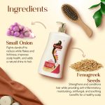 Meera Anti-Dandruff Shampoo with Small Onion & Fenugreek | Fights Dandruff | For Men & Women | Paraben-Free, Nourishing & Revitalizing Hair Care (1 Litre) - Image 3