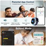 sekyo S2 Pro Kids Smartwatch for Boys & Girls, Calling Smart Watch for Kids with Location Tracker, Camera, SOS & Safe Zone Alert, Remote Monitoring, Voice Chat, App Control, 4G/5G Sim Support -Blue - Image 6