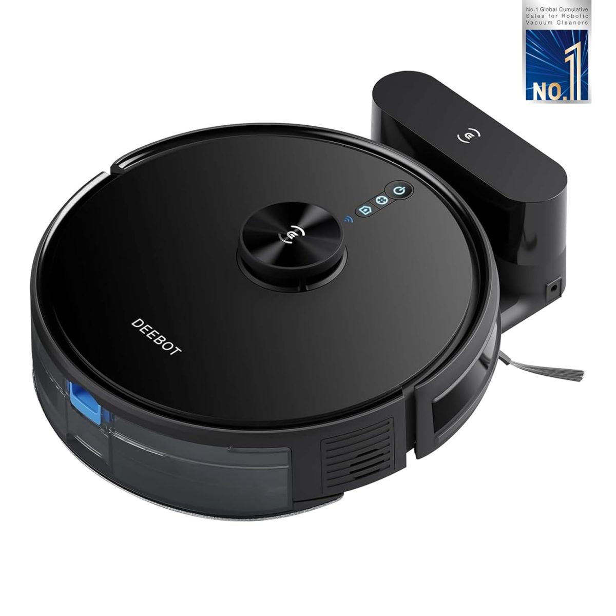 ECOVACS Deebot Y1 Pro 2-in-1 Robot Vacuum Cleaner, 6500 Pa Powerful Suction, 5200 Mah Battery, Covers 3500+ Sq. Ft. in One Charge, Advanced Navigation Technology & True Mapping, 330 Minutes Run-Time - Image 4