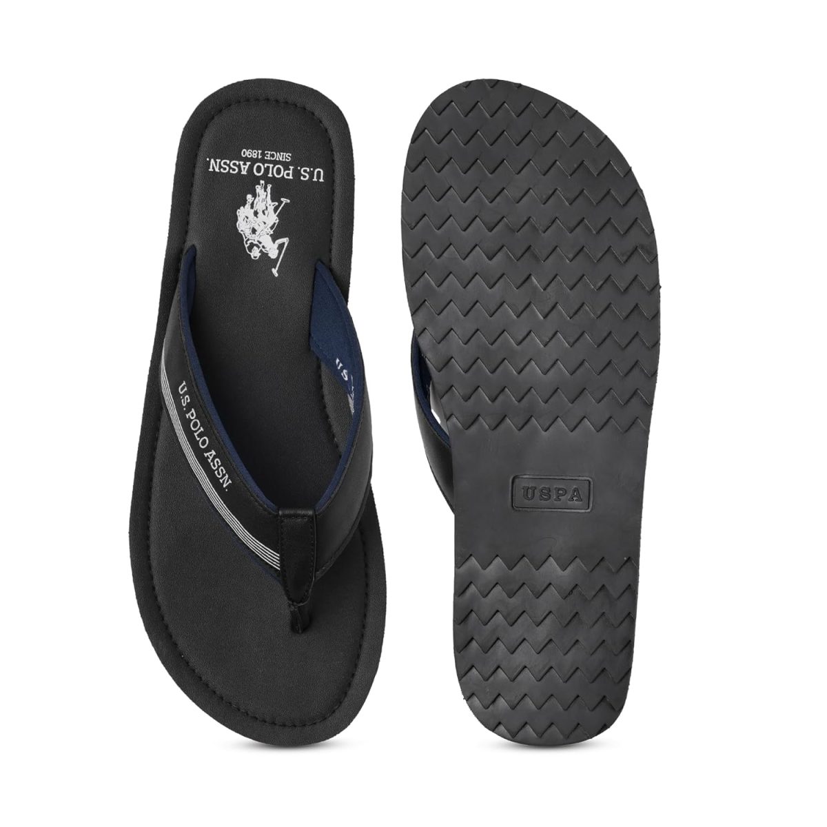 USPA| OVI BLACK| Stylish slider Slippers for Man - Image 7
