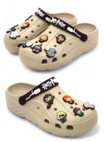 SVAAR x Harry Potter Men's Magical Clogs with 10 Authentic Harry Potter Charms Included and Adjustable Back Strap