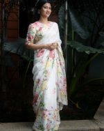 C J Enterprise Women's Jacquard Silk Banarasi Kanjivaram Style Saree - Image 2