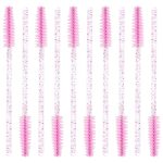 VOIISH Eyelash Mascara Brushes Wands Applicator for Eyelash Extensions and Eyebrow Brush | Eyelash Brush Spoolies 50pcs - Image 4