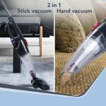 AGARO Regal Plus Upright Vacuum Cleaner, 2-in-1, Handheld & Stick, Dry Vacuuming, for Home Use, 800 Watts, 6.5 kPa Suction Power, Bagless, Black - Image 5