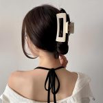 PACTIV 4pcs Large Claw Clips For Thick Hair, Wide-open Large Hair Clips Nonslip Ponytail Holder Hair Clips Hair Accessories For Women Girls,Feal Free With Latest Clip - Image 4