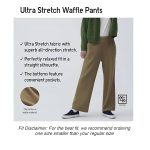 Alan Jones Clothing Women's Straight Fit Mid Rise Solid Stretch Waffle Straight Pants - Image 6