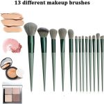 Primwand Professional Makeup Brush Set + Travel Kit – Soft Synthetic Bristles for Face & Eye Makeup – Includes Stylish Handles, Mirror Case & Travel Pouch (Multicolor) - Image 4
