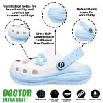DOCTOR EXTRA SOFT Women's Classic & Premium Casual Clogs/Sandals with Cute Charms for Adult | Comfortable & Lightweight| Stylish & Anti-Skid | Waterproof Everyday Cushion Slippers Girls/Ladies D-555 - Image 2