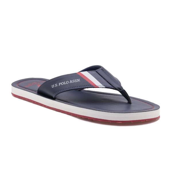 USPA| PATT NAVY| Stylish slider Slippers for Man