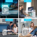 CTRL Portable-Ac-Mini-Cooler-Fan-for-Room-Cooling-Rechargeable-Fan-Portable-Ac-for-Home-Portable-Air-Conditioners-Water-Cooler-Mini-Ac-for-Room-Cooling-Mini-Humidifier-Purifier-Heavy-Flat-Squeeze - Image 5