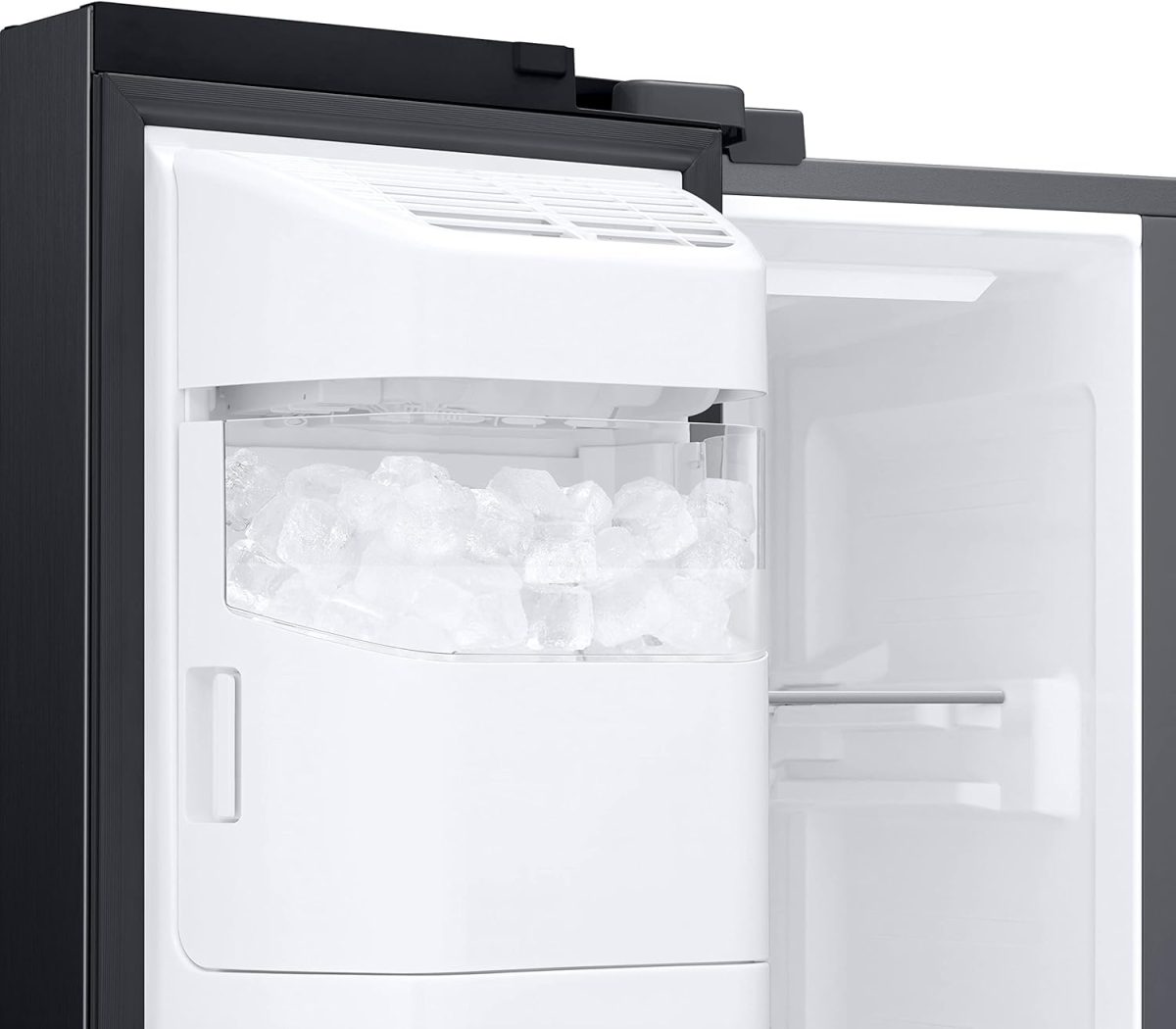 Samsung 633 L, 3 Star, Frost Free, Double Door, Convertible 5-in-1 Digital Inverter, Side By Side Refrigerator with AI, WiFi & Water & Ice Dispenser (RS78CG8543B1HL, Black Matte) - Image 5