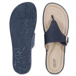 DOCTOR EXTRA SOFT Women's Flat Memory Foam Slippers/Flip-Flops Fashion Stylish Casual Comfortable Diabetic Orthopedic Lightweight Synthetic Slip-On Sandals With Adjustable Buckle For Girls D-609 - Image 7