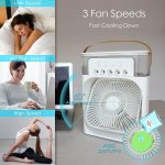 CTRL Portable-Ac-Mini-Cooler-Fan-for-Room-Cooling-Rechargeable-Fan-Portable-Ac-for-Home-Portable-Air-Conditioners-Water-Cooler-Mini-Ac-for-Room-Cooling-Mini-Humidifier-Purifier-Heavy-Flat-Squeeze - Image 3