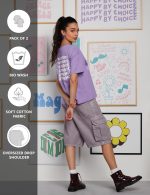 Amazon Brand - Symbol Women's Cotton Stretch Oversized Fit Round Neck Half Sleeve T-Shirt (Pack of 2 | Available in Plus Size) - Image 4