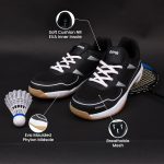 Aivin Breeze Badminton Shoes for Men | Non Marking Badminton Shoes | Lightweight & Durable Badminton Shoes | Also Perfect for Squash, Table Tennis, Volleyball, Basketball & Indoor Sports - Image 4