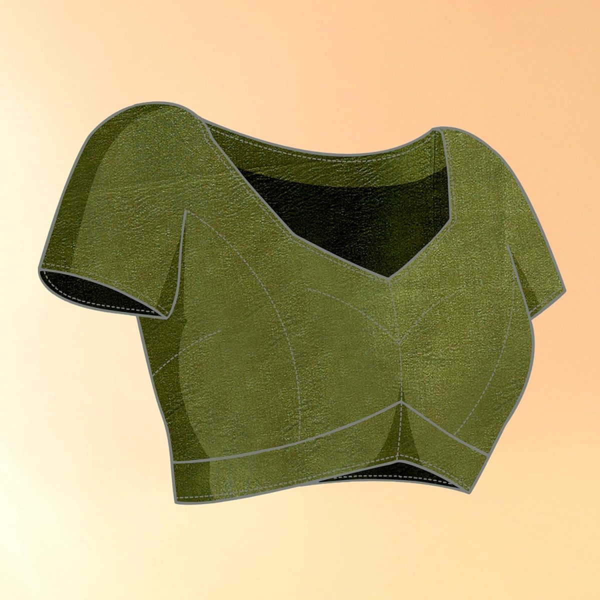 Sidhidata Women's Cotton Silk Jacquard Boardered Saree With Unstitched Blouse Piece (Kalyani) - Image 7
