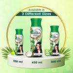 DABUR Vatika Enriched Coconut Hair Oil | Power of Coconut + 10 herbs | 50% hairfall reduction - 300ml, Yellow - Image 8