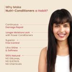 Nat Habit Hibiscus Navdha Shampoo & Conditioner Combo with Reetha, Amla & Castor for Women & Men Dry & Frizzy Hair | Hair Growth & Hair Fall, 72 Hr Frizz Control, Long & Shiny Hair | Sulphate-Free - Image 5