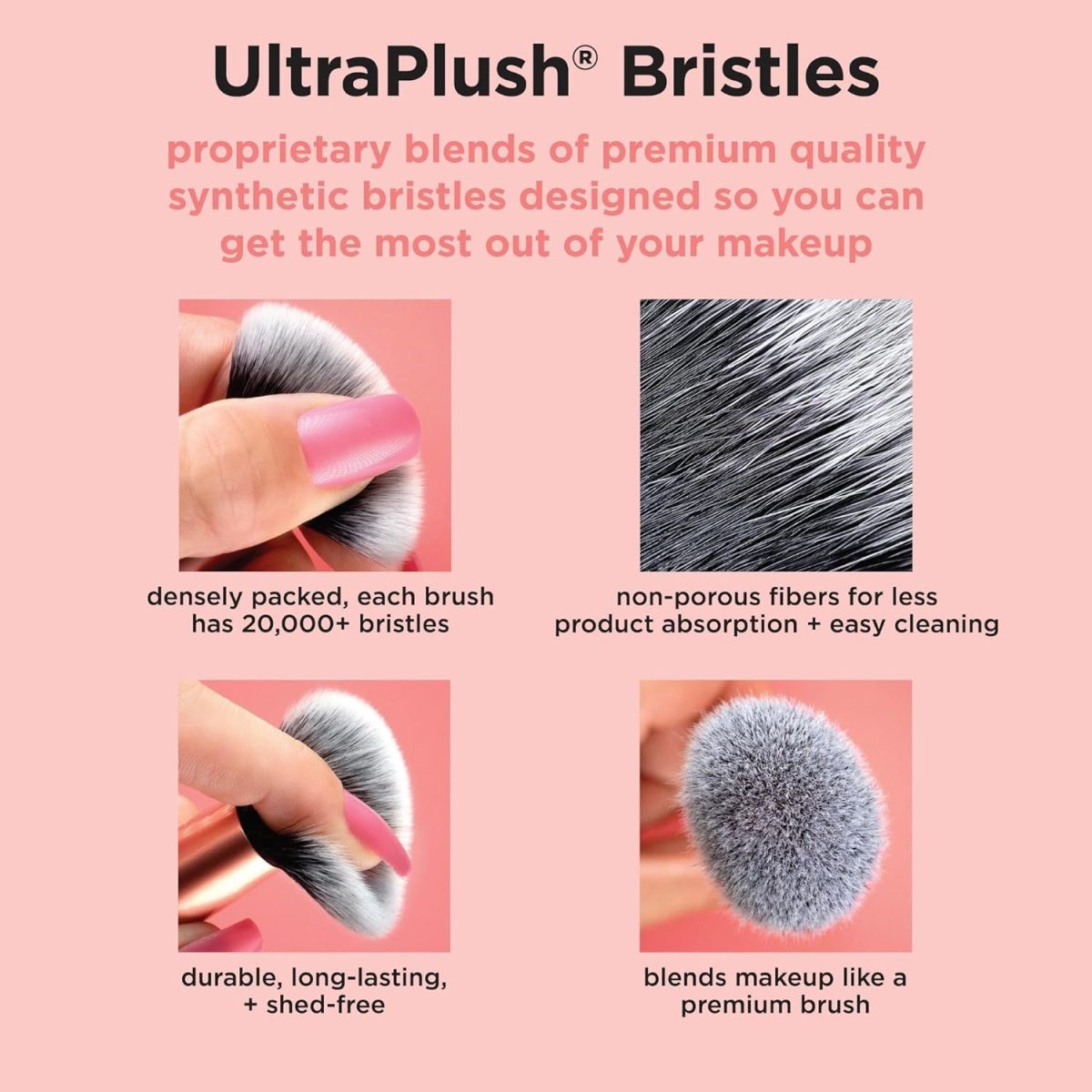 Real Techniques Miracle Beauty Blender Sponge Set with Makeup Brush Cleaner - Image 16