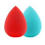 SUAKE Beauty Blender Sponge for Face Makeup – Soft, Latex-Free Makeup Sponge Puff for All Skin Types – Reusable Sponge for Foundation, Concealer & Cream (Single Colour, Pack of 2)