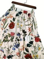 KATECLO Women’s Long Flared Skirt – Floral Printed Western Summer Wear | Lightweight Soft Fabric | Casual & Festive Maxi Skirt - Image 5