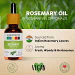 Organix Mantra Rosemary Essential Oil for Hair Growth, Hair Fall Control and Nourishment, Skin Care | 100% Pure, Natural, Undiluted | 15ml - Image 6