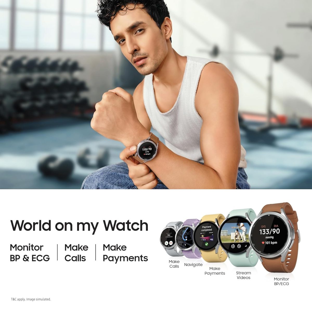 Samsung Galaxy Watch6 Classic LTE (43mm, Black, Compatible with Android only) | Introducing BP & ECG Features - Image 7