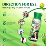 DABUR Vatika Enriched Coconut Hair Oil | Power of Coconut + 10 herbs | 50% hairfall reduction - 300ml, Yellow - Image 6