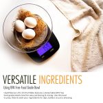 HealthSense Chef-Mate KS 33 Digital Kitchen Weighing Scale & Food Weight Machine for Health, Fitness, Home Baking & Cooking with Free Bowl, 1 Year Warranty & Batteries Included - Image 5