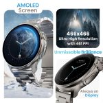 Boult Crown R Pro Smart Watch 1.43" HD AMOLED, Bluetooth Calling, Working Crown, Zinc Alloy Frame, 600 Nits Brightness, AI Voice Assistant, SpO2 Monitoring, 120+ Sports Mode (Silver) - Image 6