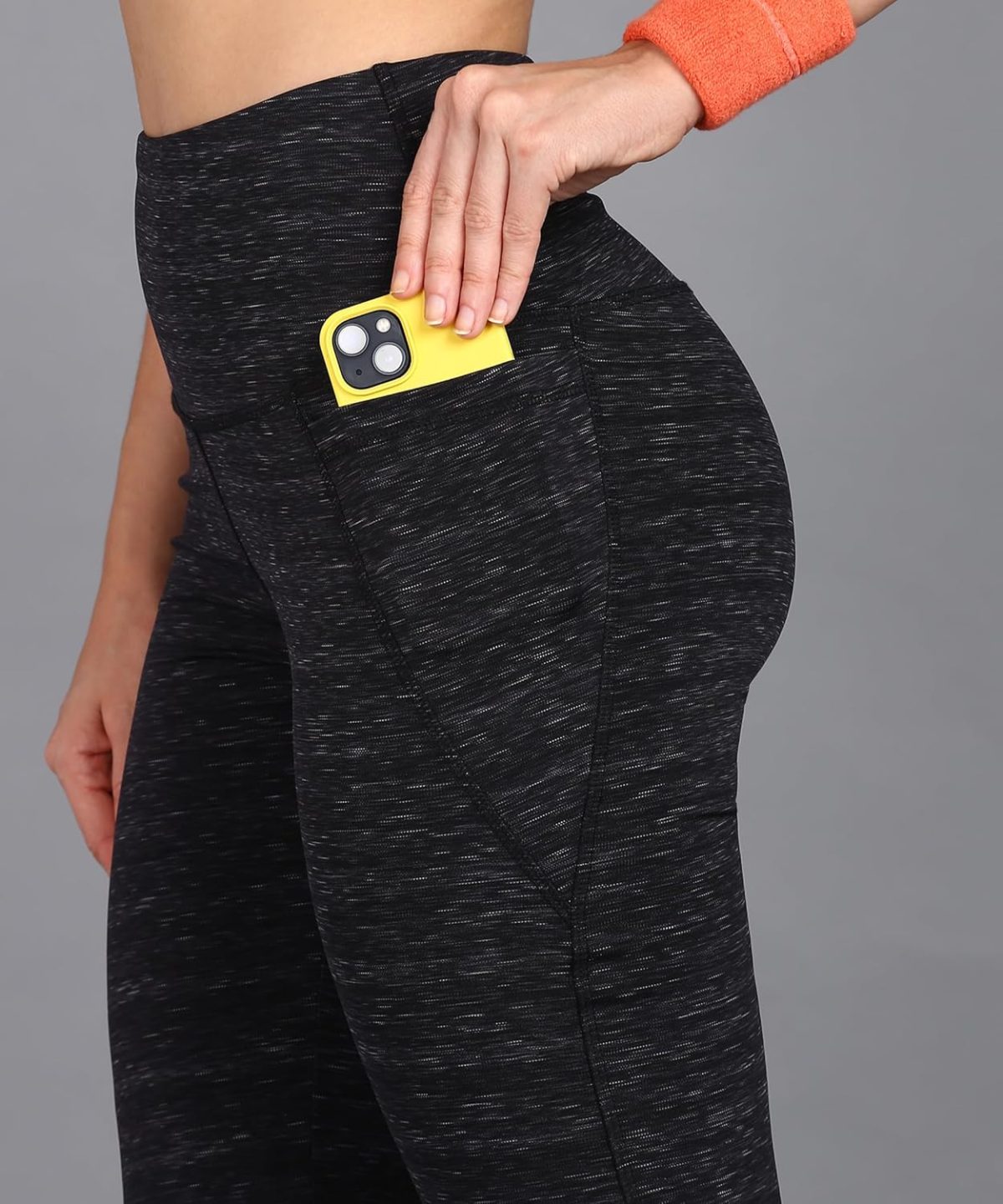 Rock Paper Scissors Premium Flare Gym Pants High-Waisted, Sweat-Wicking, Athletic Fit Wide Leg Gym Tights for Working Out, Pilates,Yoga, Fitness & Training - Image 6