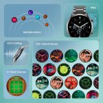 Fastrack Astor FR2 Pro 1.43" AMOLED Stainless Steel Smart Watch with SpO2, Heart Rate, BT Calling, Adaptive AOD, Functional Crown, AI Voice Assistant – Smartwatch for Stylish Professionals (Silver) - Image 6
