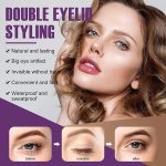 Trujve Invisible Eyelid Tape for Double Eyelid & Hooded Eyes, Waterproof Mesh Stickers with Fork Tool for Instant Lift, Makeup Eyelid Lifter Strips, Best for Droopy or Uneven Eyes (1) - Image 5