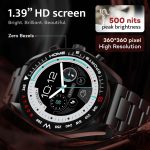 Boult Mirage Smart Watch 1.39''HD Screen, Bluetooth Calling, IP67, Zinc Alloy Frame, 500 Nits Brightness, AI Voice Assistant, SpO2 Monitoring, 120+ Sports Mode (Coal Black) - Image 3