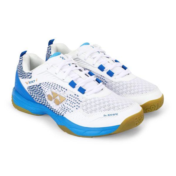 YONEX V100-i Badminton Shoes | Made in India | Ideal for Badminton,Squash,Table Tennis,Volleyball | Non-Marking Sole | TRU Cushion | Ergo Shape | Hexagrip |