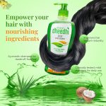 Dhathri Dheedhi Daily Herbal Shampoo to Reduce Dandruff & Promote Hair Growth, Ayurvedic Shampoo to Restore Hair Shine & Strength (400ml) - Image 3