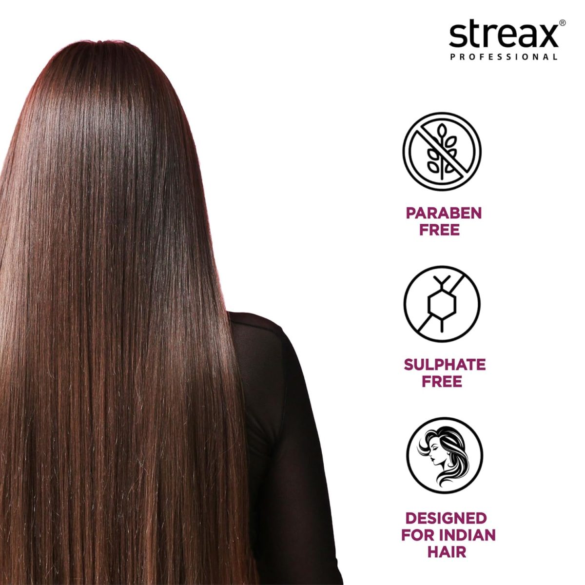 Streax Professional Canvoline Shampoo, Sulphate Free Shampoo for Women, Keratin Shampoo, For Straightened hair Post care, With Kera-Change Complex, Sulphate & Paraben Free Shampoo, 300 ml - Image 6