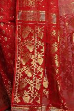 WoodenTant women?s cotton silk dhakai jamdani saree without blouse piece - Image 4